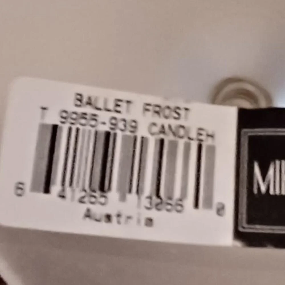 NIB Vintage Mikasa Ballet Frost Crystal Candle Holders - Picture 5 of 6